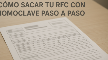 Cómo sacar tu RFC con homoclave