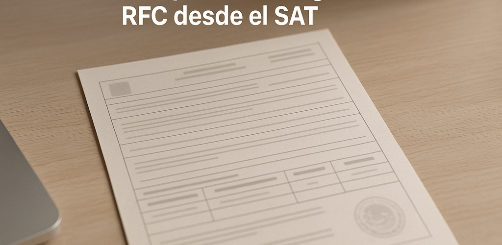 Descarga y consulta del RFC desde el SAT en México.
