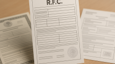 Revisión de documentos para el trámite del RFC en las oficinas del SAT.