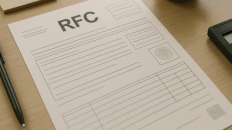 Ilustración representativa de la homoclave en el RFC