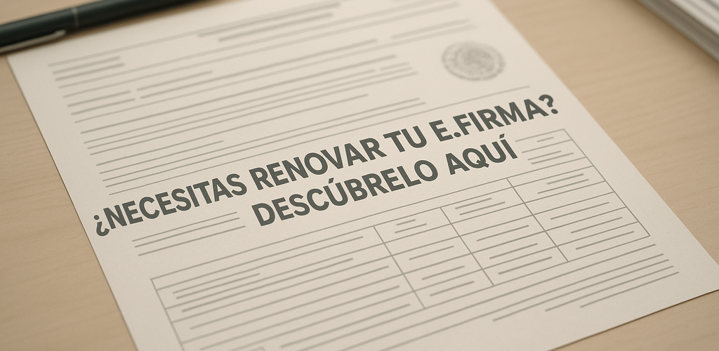 Contribuyente revisando su e.firma en su computadora.